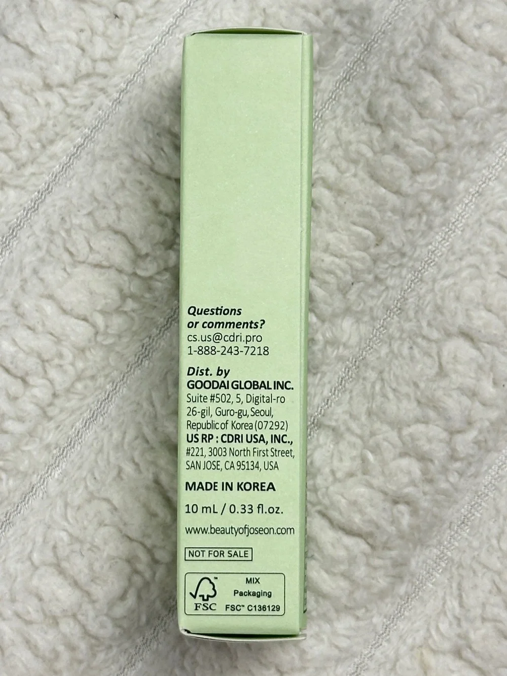 2/$15 Beauty of Joseon GreenTea Ceramide Dayscreen Moisturizer Sunscreen SPF 30